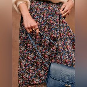 Sézane Maria Skirt in English Countryside print sz 34